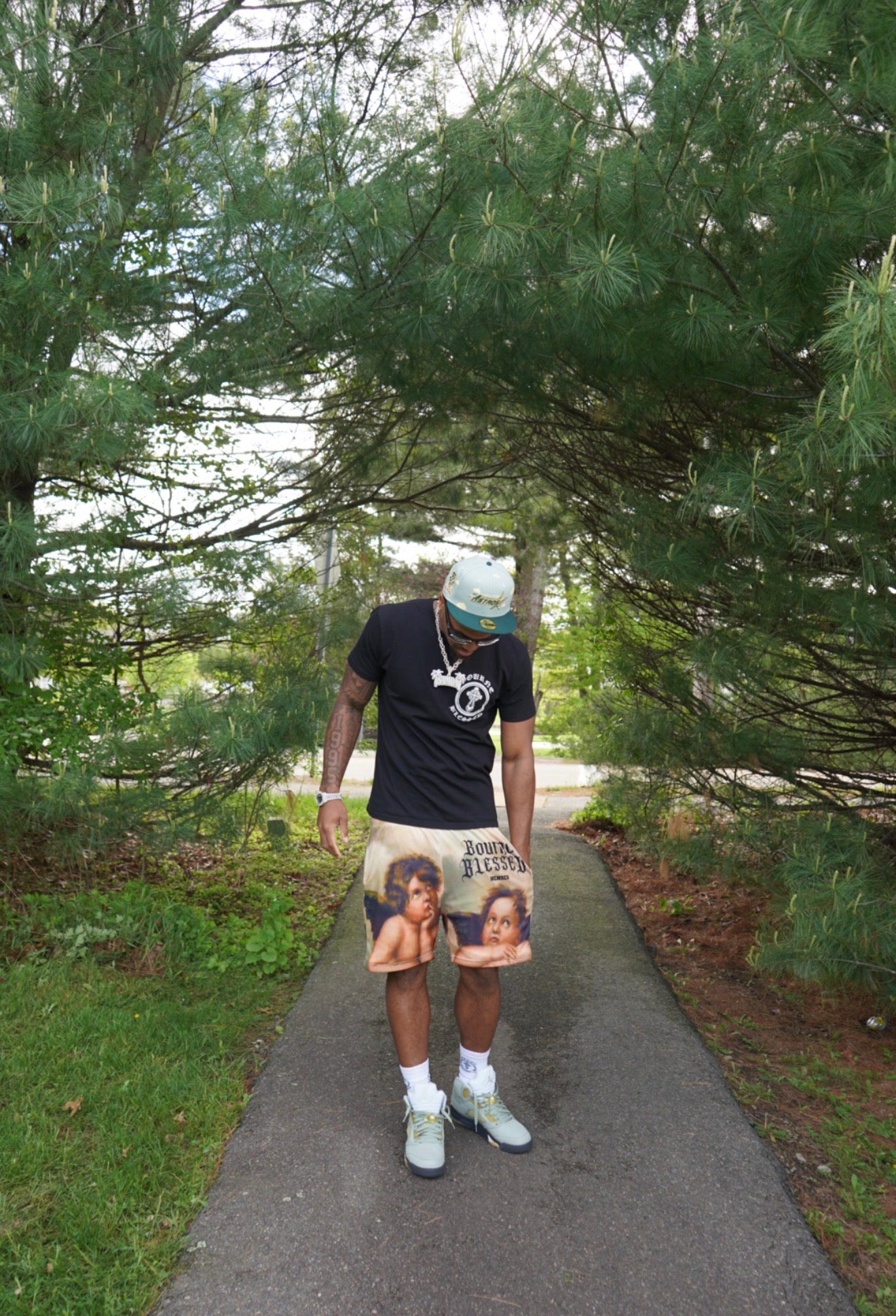 Bourne Blessed Angel Mesh Shorts
