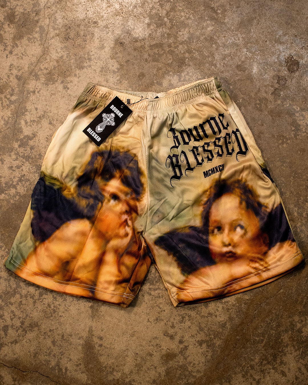 Bourne Blessed Angel Mesh Shorts