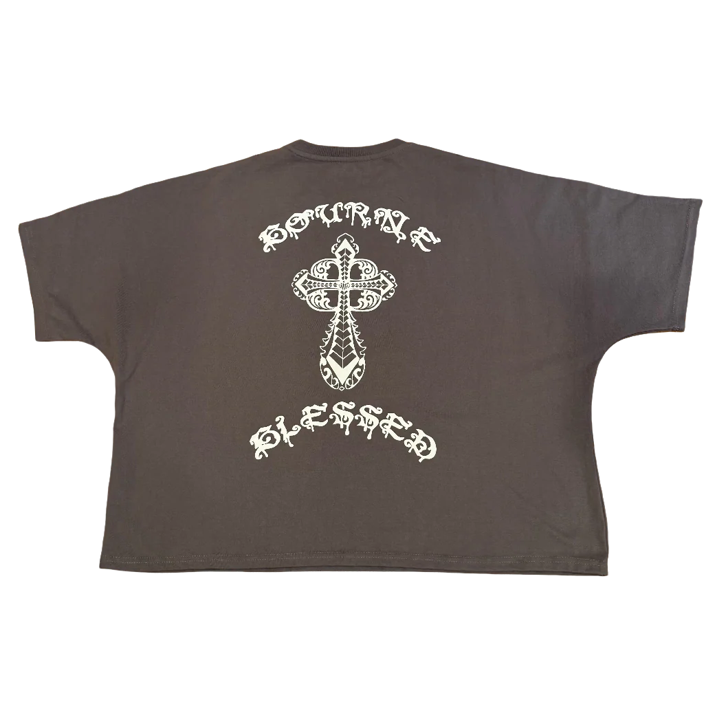 BLOOD OF CHRIST BOXEY TEE SHADOW