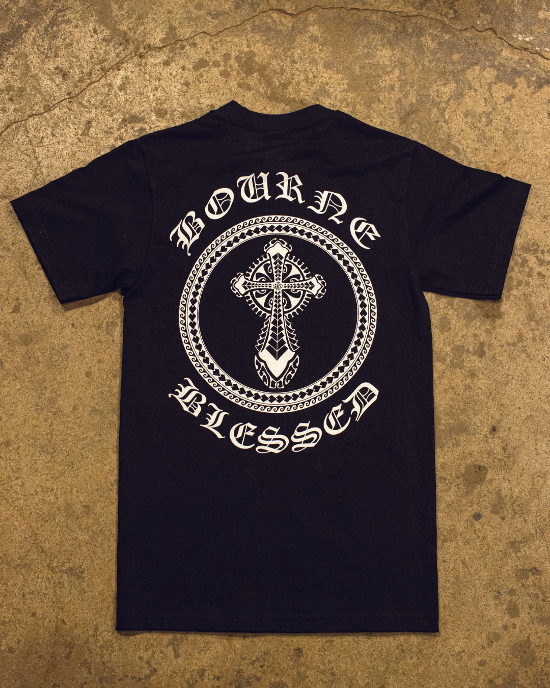 Tribal Circle Short Sleeve T Shirt Black