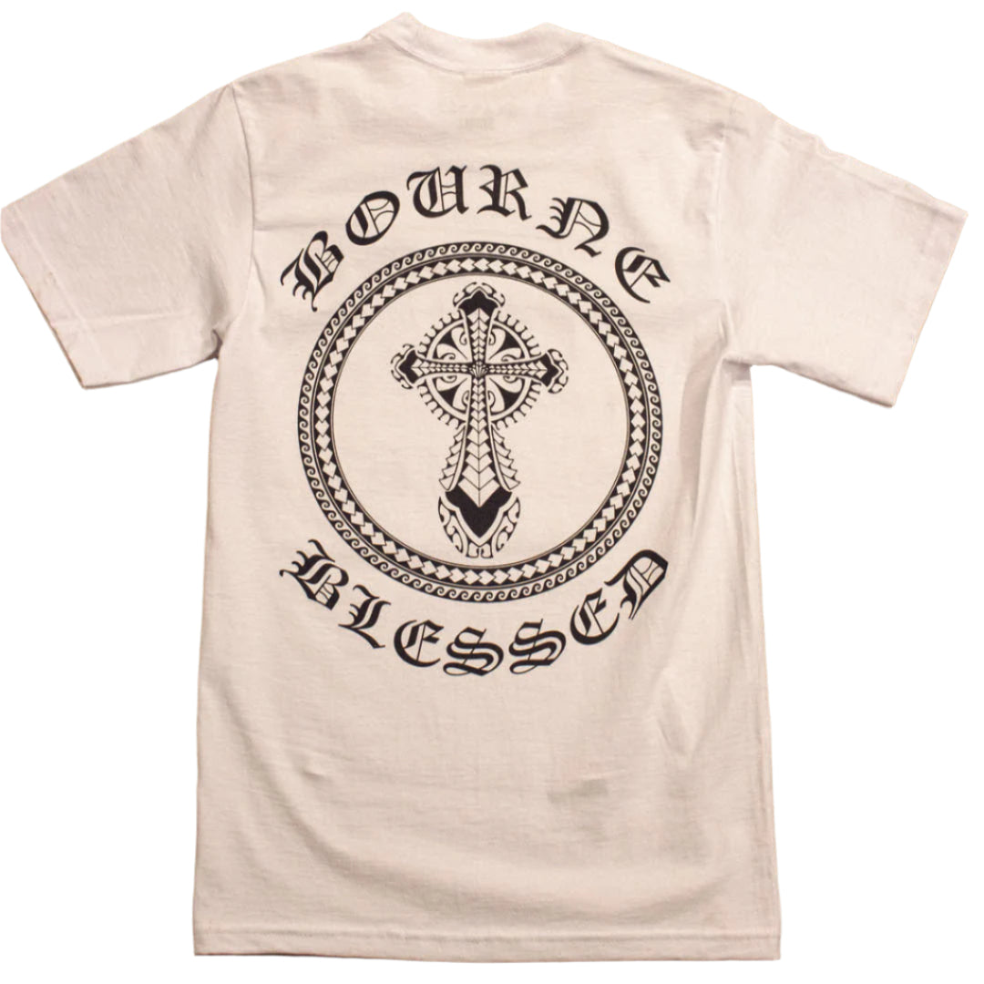 Tribal Circle Short Sleeve T Shirt White