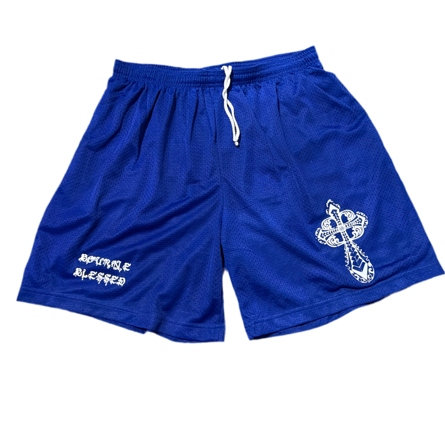 blue mesh shorts very comfortable