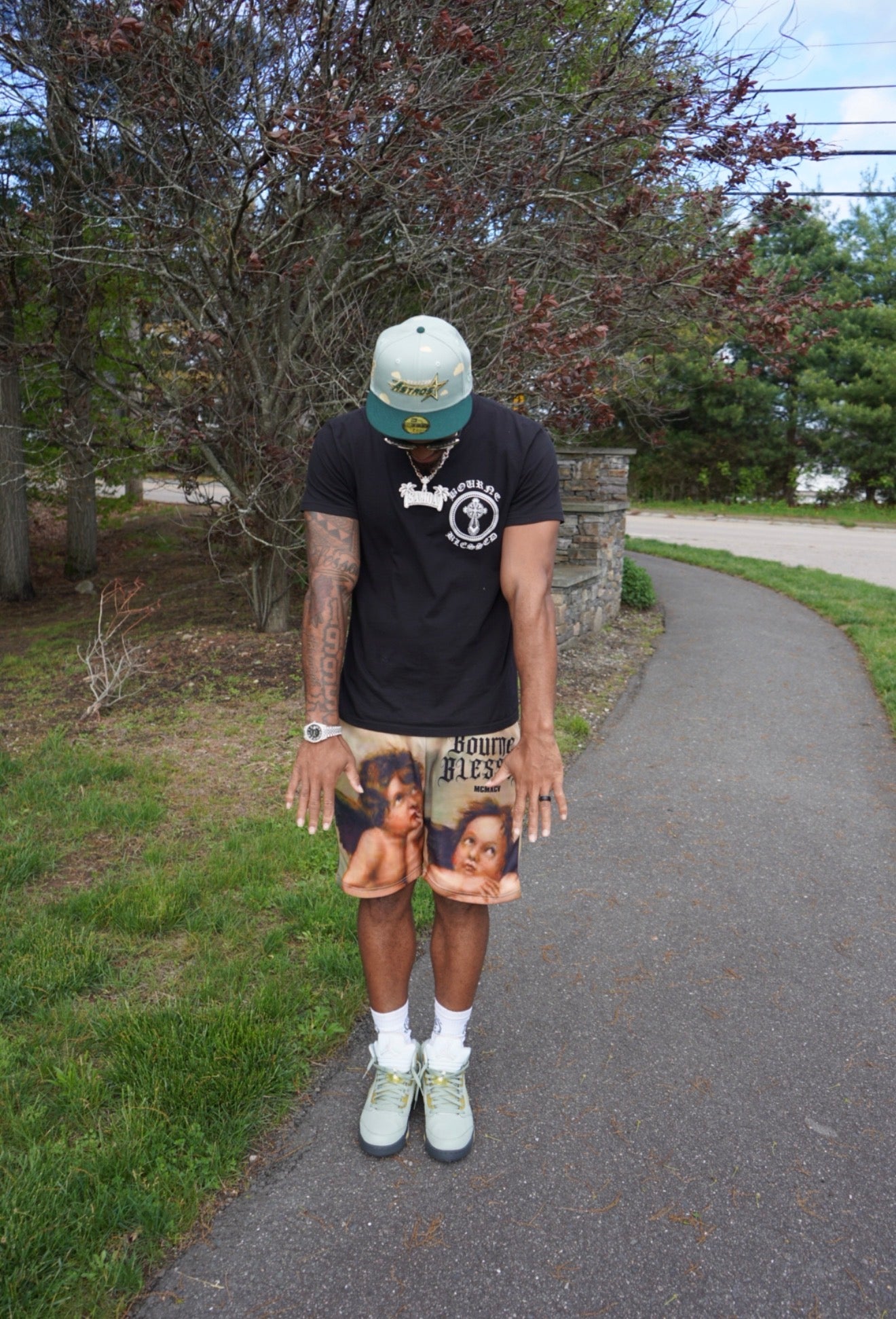 Bourne Blessed Angel Mesh Shorts