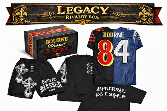 Bourne Blessed Legacy Rivalry Mystery Box, Enter to Win a 1 of 1 Nike 2025 Rivalry Jersey