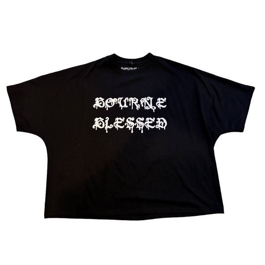 BLOOD OF CHRIST BOXEY TEE BLACK