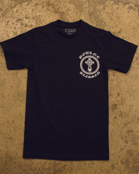 Tribal Circle Short Sleeve T Shirt Black