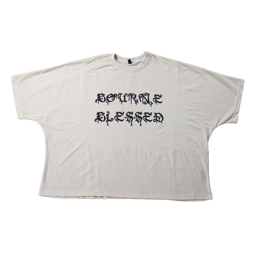 BLOOD OF CHRIST BOXEY TEE WHITE