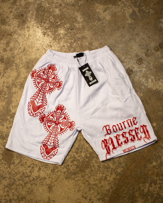 Bourne Blessed Shorts white