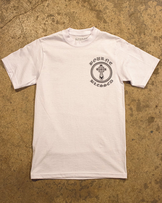 Tribal Circle Short Sleeve T Shirt White